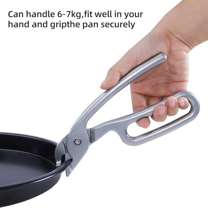 Pizza Pan Gripper for Deep Pizza Pans,Heavy Duty Cast Aluminum Pan Tongs,Great for Pulling Hot Pizza Pan out of the Microwave,Oven … … – Festa Pizza Co.
