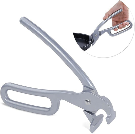 Pizza Pan Gripper for Deep Pizza Pans,Heavy Duty Cast Aluminum Pan Tongs,Great for Pulling Hot Pizza Pan out of the Microwave,Oven … … – Festa Pizza Co.