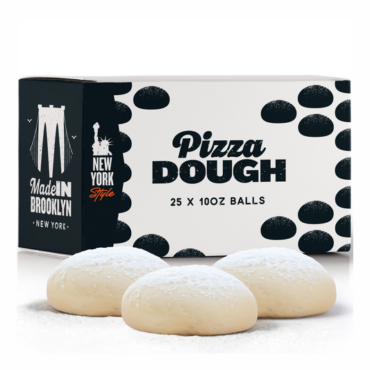 25 New York-Style Dough Balls by Poco Bero – Premium Pizza Dough, ideal for Festa-style ovens