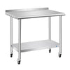 Stainless Steel Table with Wheels, 24 x 36 Inch, Commercial Prep Table, NSF Stainless Steel Metal Table for Home, Kitchen, Restaurant, Outdoor |  – Festa Pizza Co.