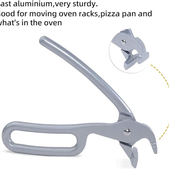 Pizza Pan Gripper for Deep Pizza Pans,Heavy Duty Cast Aluminum Pan Tongs,Great for Pulling Hot Pizza Pan out of the Microwave,Oven … … – Festa Pizza Co.