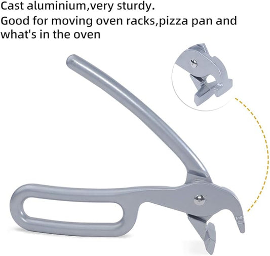 Pizza Pan Gripper for Deep Pizza Pans,Heavy Duty Cast Aluminum Pan Tongs,Great for Pulling Hot Pizza Pan out of the Microwave,Oven … … – Festa Pizza Co.