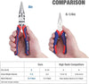 WORKPRO Premium 8” Needle Nose Pliers, Paper Clamp Precision, Heavy-Duty CRV Steel, Large Soft Grip with Wire Cutter, Long Nose Cutting Pliers, W031269 – Festa Pizza Co.