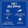 Hot Honey by Zab's (1 Pack, 12 Fl. Oz) | Signature Slow Burn from Rare Datil Peppers with Floral Wildflower Honey | Vegetarian
