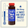 Hot Honey by Zab's (1 Pack, 12 Fl. Oz) | Signature Slow Burn from Rare Datil Peppers with Floral Wildflower Honey | Vegetarian