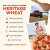 Sunrise Flour Mill USDA Organic Heritage Pizza Flour - 5 lbs | Milled from Hard Red Wheat | Easier to Digest with Less Bloating | No Bleaching or Bromating | Zero Additives – Festa Pizza Co.