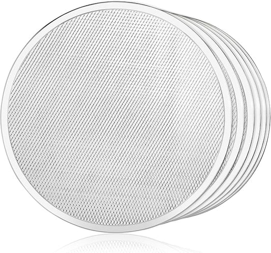 New Star Foodservice 50974 Restaurant-Grade Aluminum Pizza Baking Screen, Seamless, 16-Inch, Pack of 6 – Festa Pizza Co.